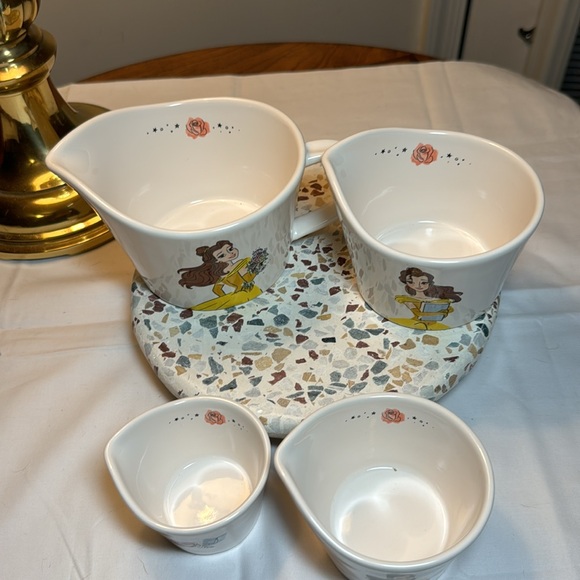 Rae Dunn Beauty and The Beast measuring cups - Picture 3 of 5